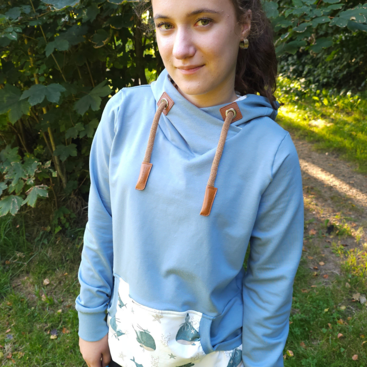 Hoodie [ Kids ] Küstenkind Wale Oktopus